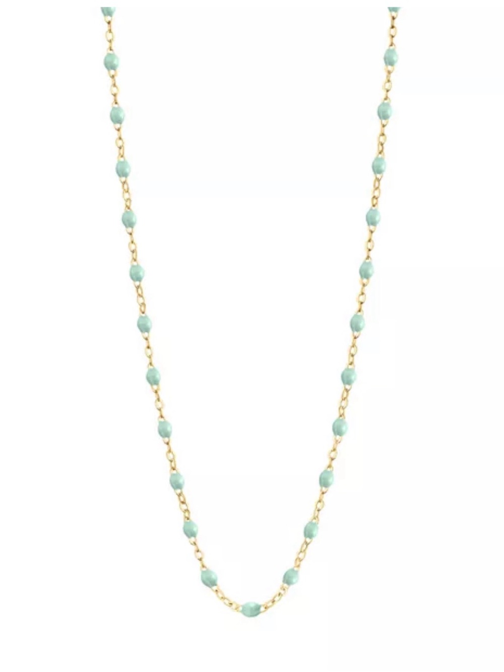Gigi Clozeau 18K Yellow Gold Classic Gigi Resin Bead Collar Necklace, 16.5"